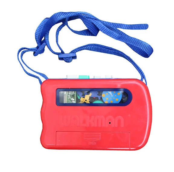 Vintage My First Sony Colorful Walkman (w/ Head Phones + Michael